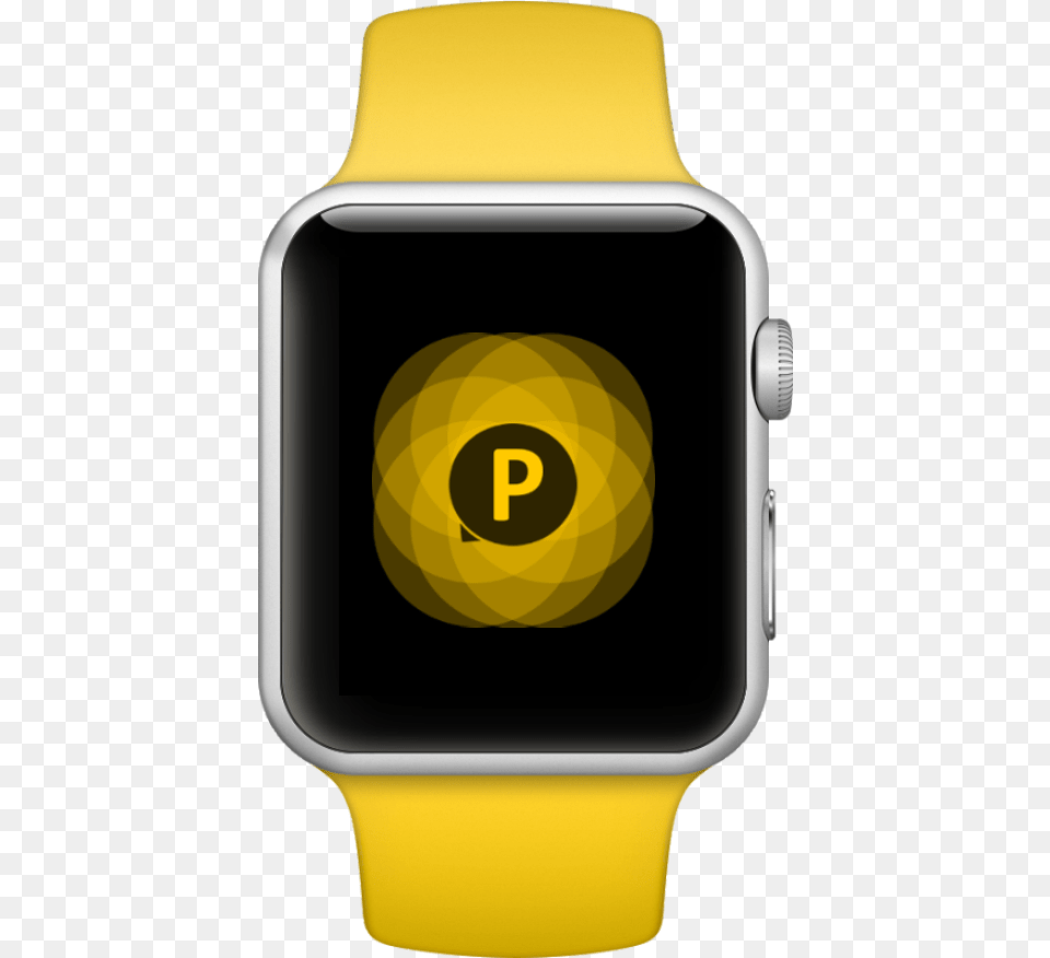 Apple Watch Hand Apple Watch Yellow, Wristwatch, Electronics, Arm, Body Part Free Png Download