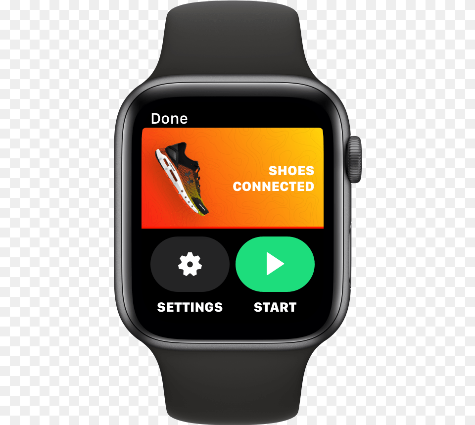 Apple Watch Hovr Apple Watch With Shoes, Wristwatch, Person, Arm, Body Part Free Transparent Png