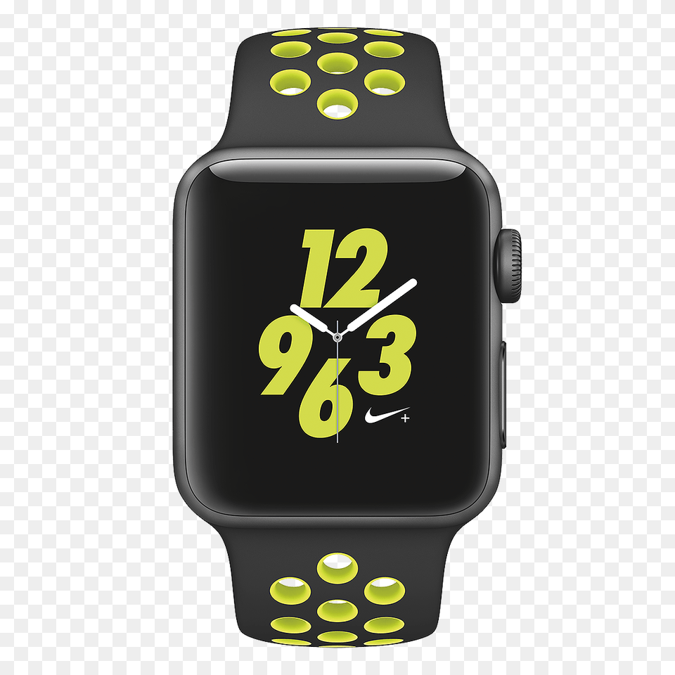 Apple Watch Nike Space Gray Nike Volt Sport Band, Arm, Body Part, Person, Wristwatch Free Png
