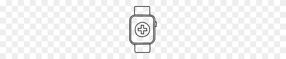 Apple Watch Plus Sign Icons Noun Project, Gray Free Png Download