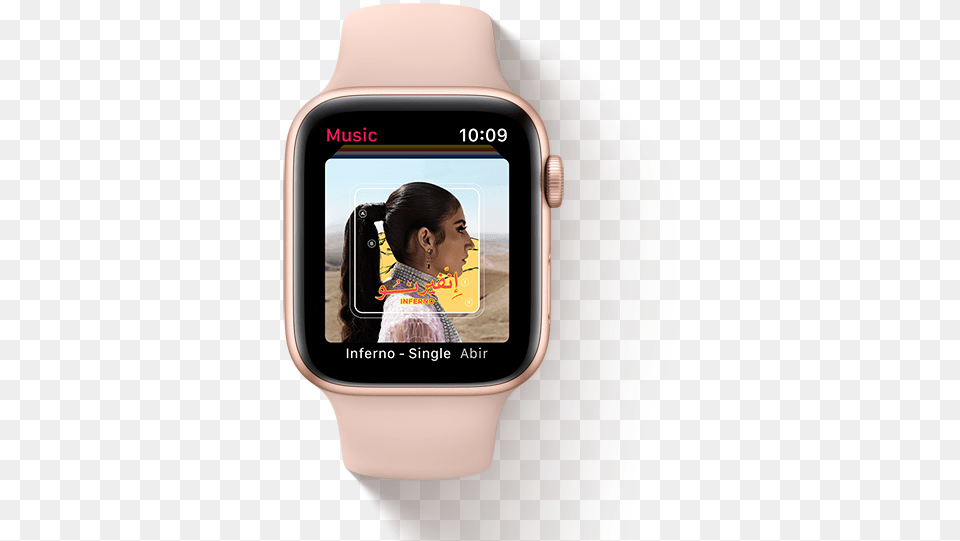 Apple Watch Se Gait Watch Strap, Wristwatch, Person, Girl, Female Png Image