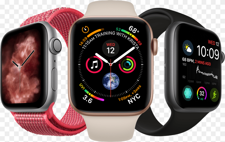 Apple Watch Series 4 Apple Watch Series 4, Arm, Body Part, Person, Wristwatch Free Png Download