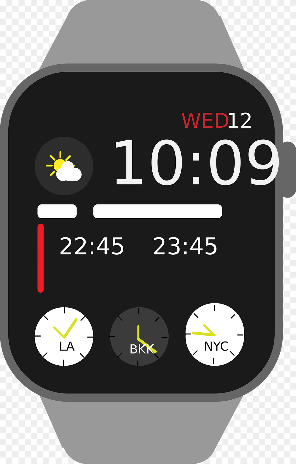 Apple Watch Series 4 Clipart, Electronics, Screen, Wristwatch, Computer Hardware Png Image