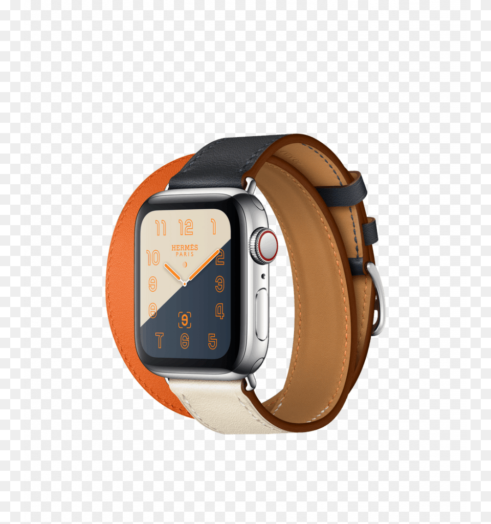 Apple Watch Series 4 Hermes Apple Watch Herms Series, Wristwatch, Electronics, Arm, Body Part Png