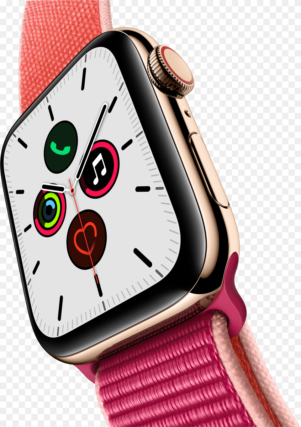 Apple Watch Series 5 Gold Aluminium Png Image