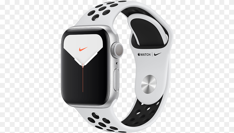 Apple Watch Series 5 Gps And Cellular With Nike Sport Band Nike Apple Watch Series 5, Arm, Body Part, Person, Wristwatch Free Png