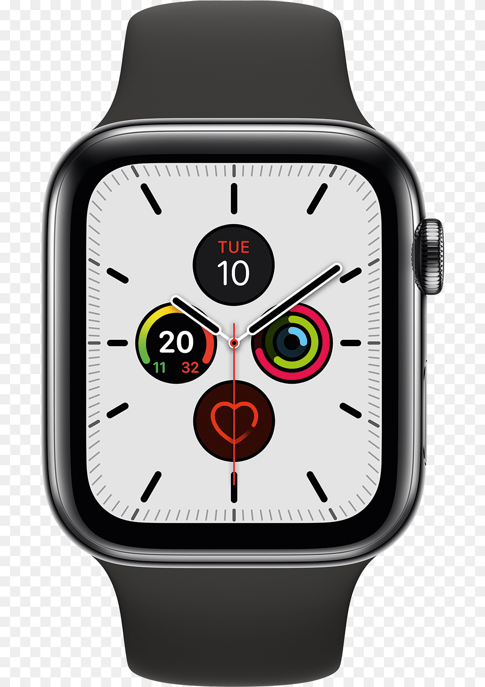 Apple Watch Series 5 Gps Cellular 44mm Space Black Apple Watch Series 5 44m, Arm, Body Part, Person, Wristwatch Png Image