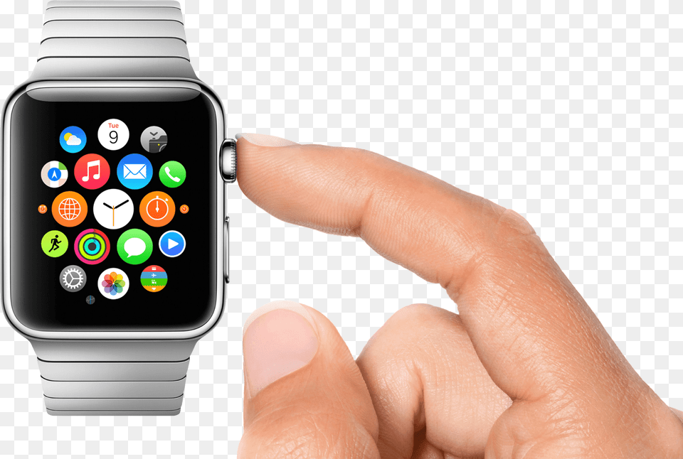 Apple Watch User Transparent, Arm, Body Part, Person, Wristwatch Free Png