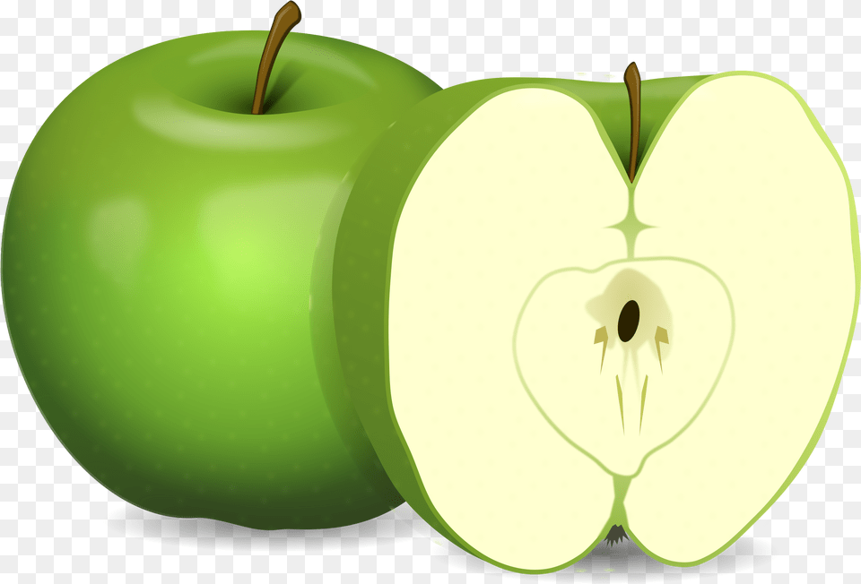 Apple Wedge Cliparts Green Apples Clip Art, Food, Fruit, Plant, Produce Free Png