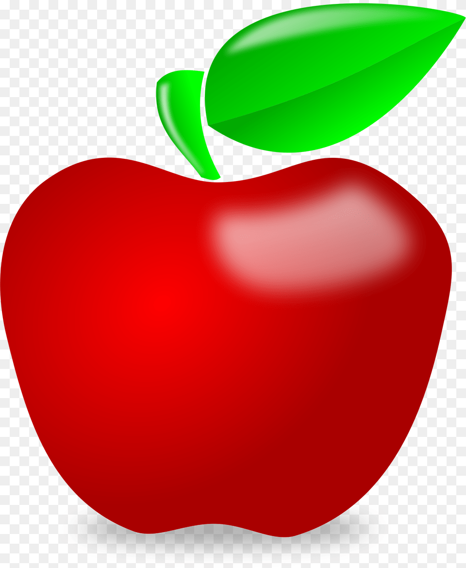 Apple With Bite Out Clipart Transparent Background, Food, Fruit, Plant, Produce Free Png Download