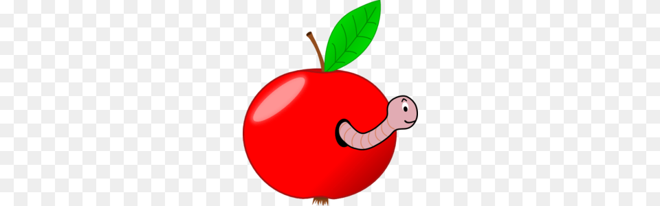 Apple Worm Clip Art, Food, Fruit, Plant, Produce Png