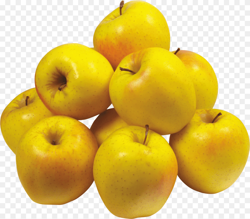 Apple Yellow Apple Fruit Transparent, Green, Plant, Tree, Smoke Pipe Png