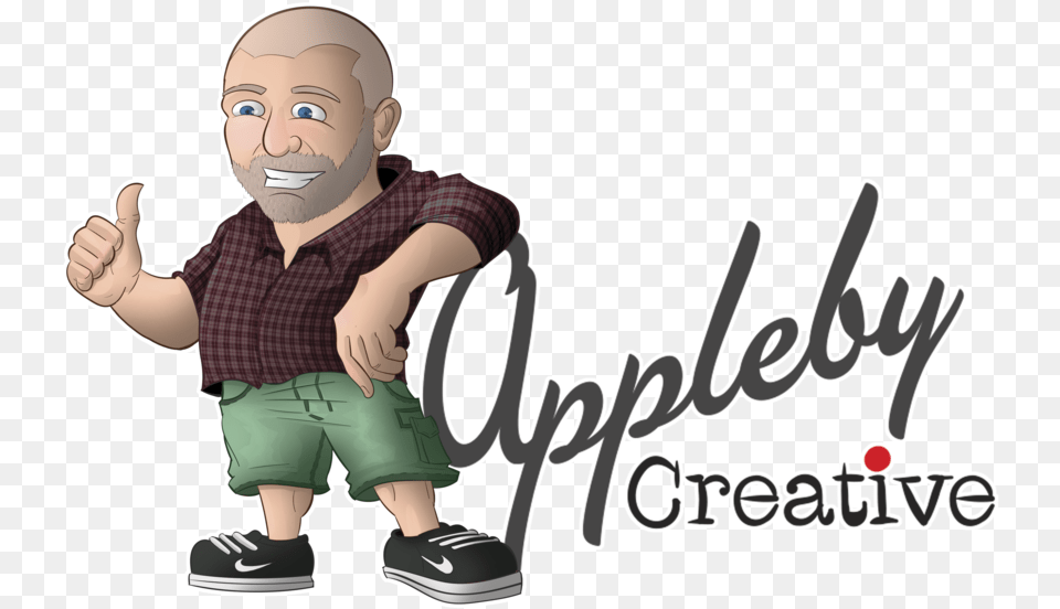 Applebycreativelogo Cartoon, Hand, Body Part, Clothing, Shorts Png Image