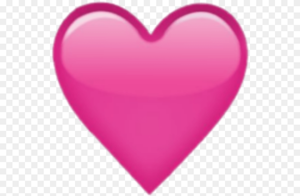 Appleemoji Apple Emoji Pink Heart Pinkheart Pinkheartemoji Plain Pink Heart Emoji, Balloon Png Image