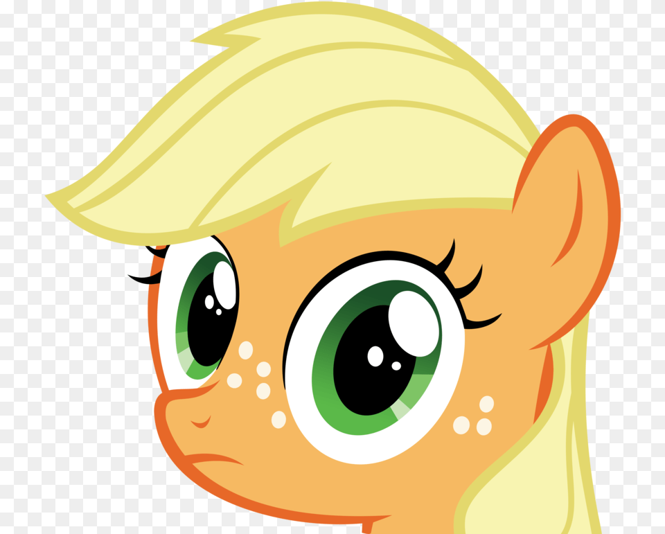 Applejack Artist Needed Frown Looking At You Safe Sweetie Belle Stare, Photography, Alien, Baby, Person Free Png Download