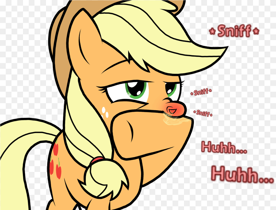 Applejack Artist Sneezyapplejack Flu Illness Artistsneezyapplejack Runny Nose Transparent Background, Book, Comics, Publication, Person Png