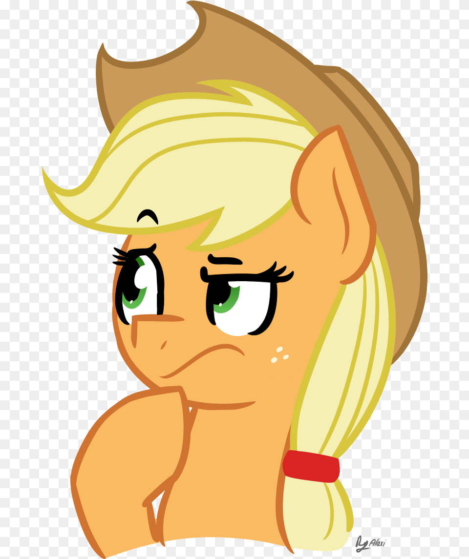 Applejack Emoji, Baby, Person, Book, Comics Png Image