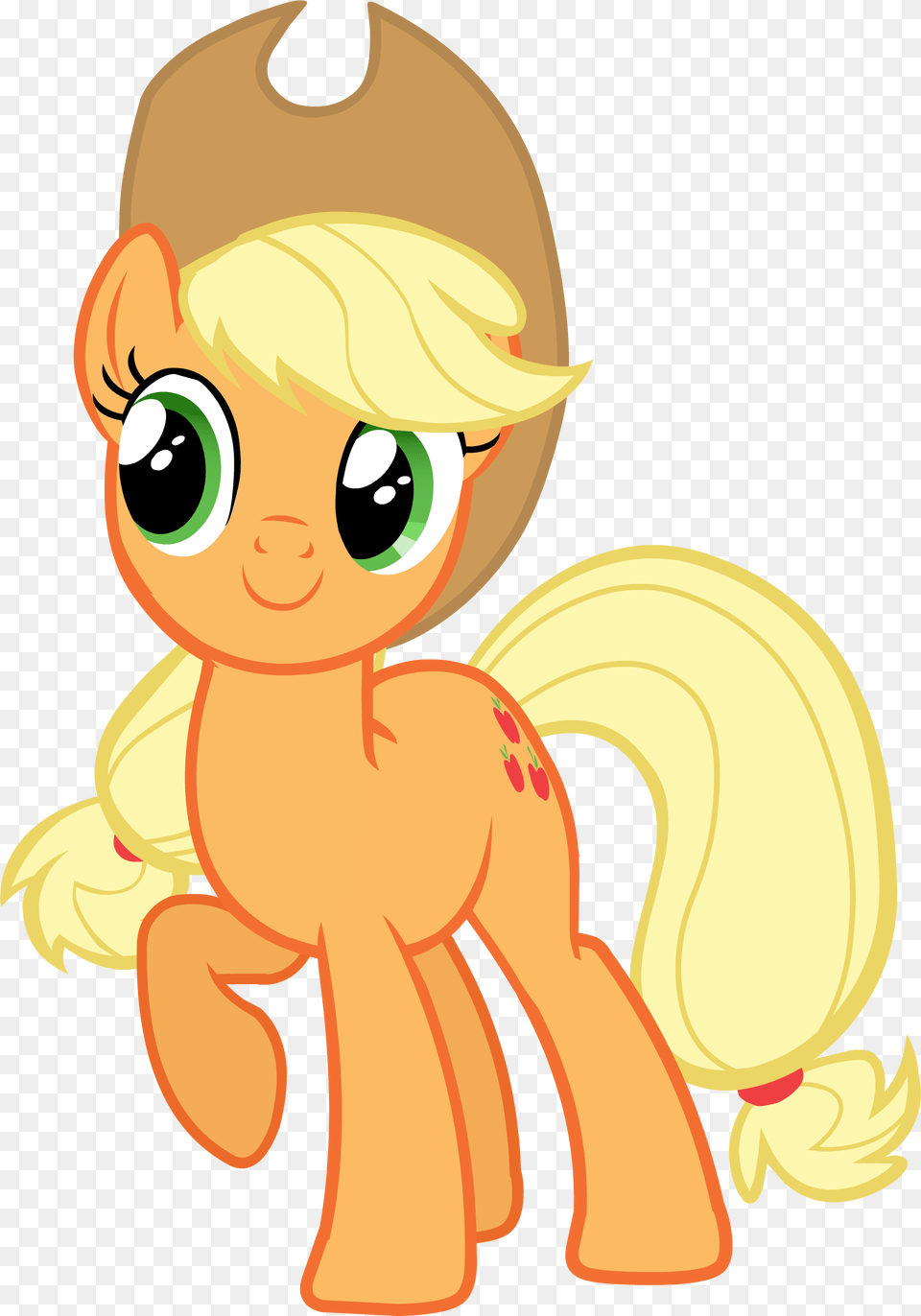 Applejack Mlp Applejack, Baby, Person, Face, Head Png