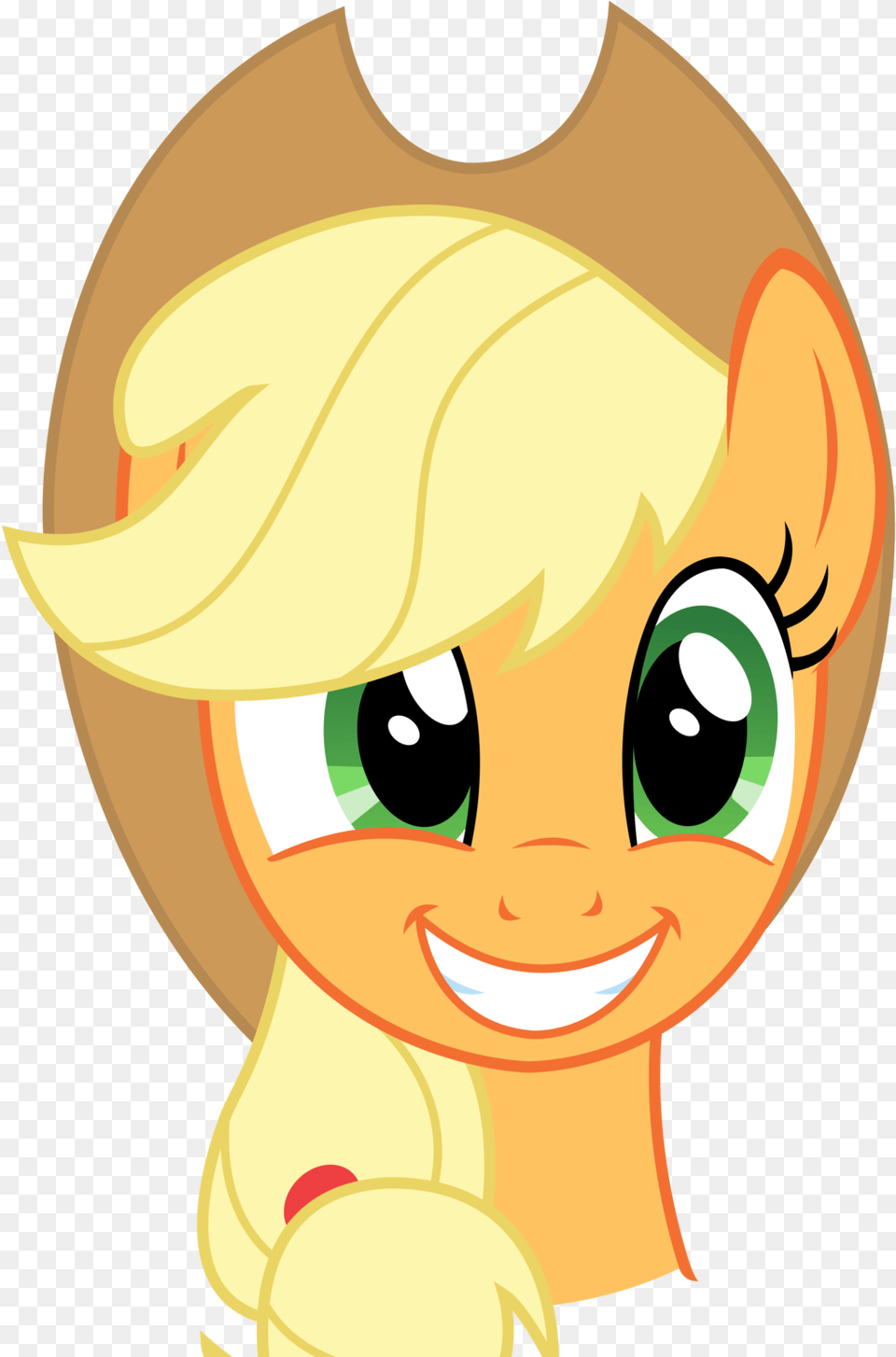 Applejack My Little Pony Apple Jack Face, Baby, Person, Head Png