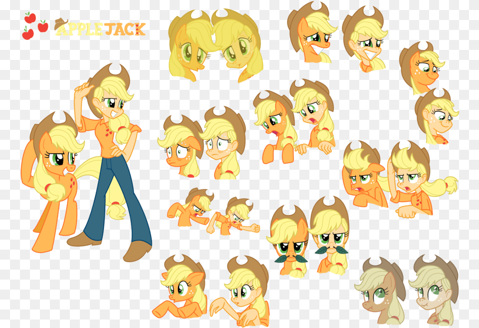 Applejack My Little Pony Friendship Is Magic, Book, Comics, Publication, Baby Free Png