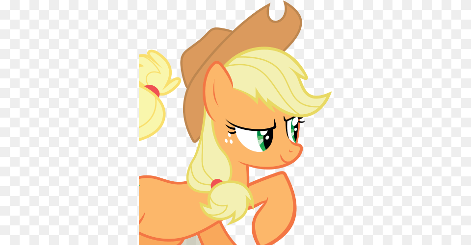 Applejack My Little Pony Hasbro, Baby, Person, Cartoon, Face Png