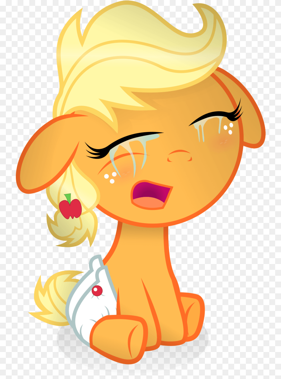 Applejack Pony Coloring, Baby, Cartoon, Face, Head Free Png Download