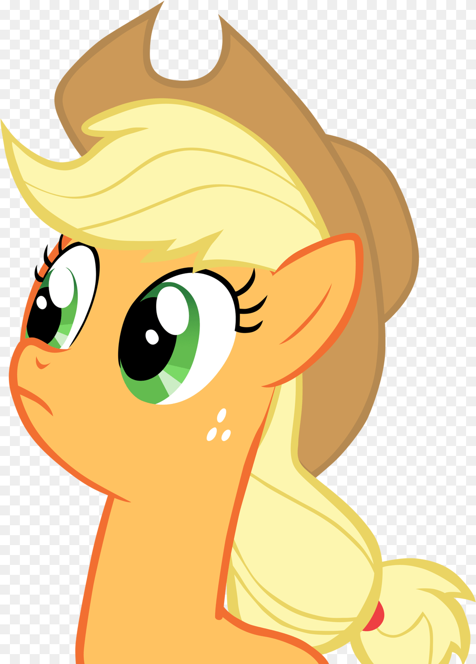 Applejack Surprised Vector By Rcupcake D Vector Art Applejack, Adult, Female, Person, Woman Free Png