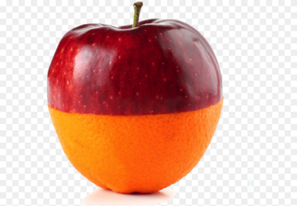 Apples And Oranges Transparent Apples And Oranges, Apple, Food, Fruit, Plant Free Png Download