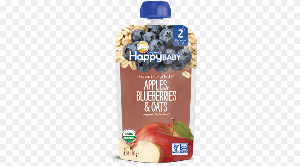 Apples Blueberries Amp Oatsclass Fotorama Img Happy Baby Apple Blueberry Oats, Berry, Food, Fruit, Plant Png Image