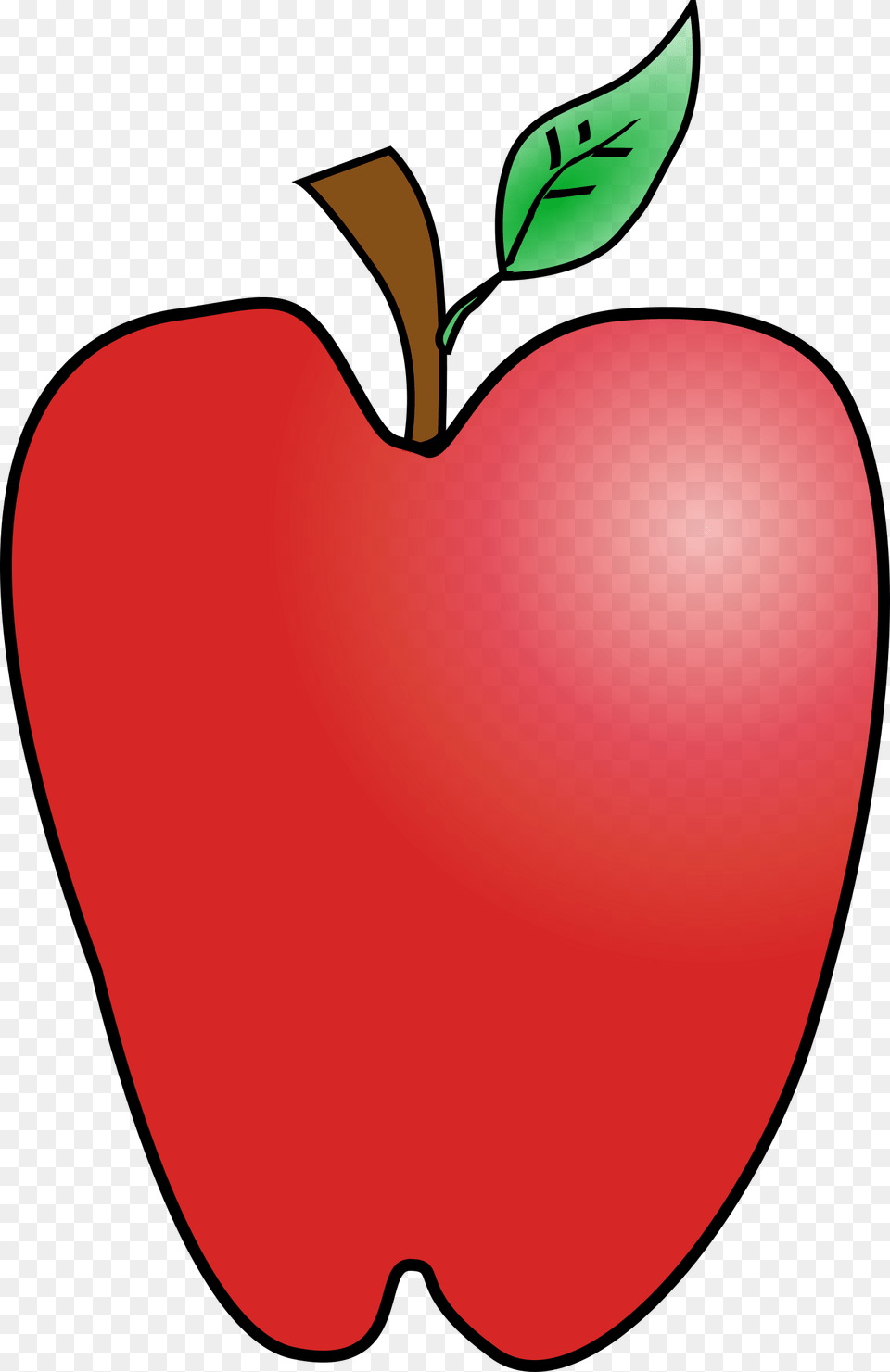 Apples Border Background Transparent Apple Cartoon No Background, Food, Fruit, Plant, Produce Free Png Download