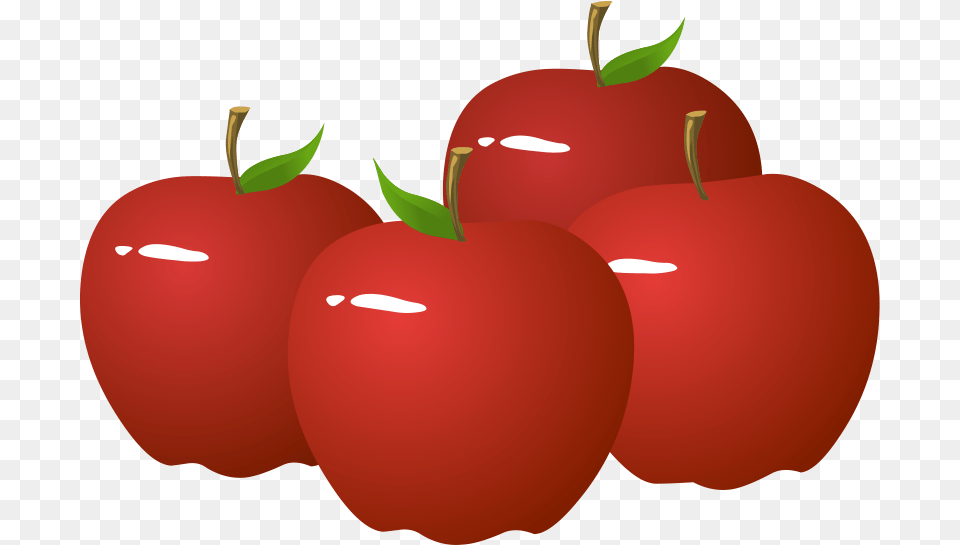 Apples Clip Art, Food, Fruit, Plant, Produce Png Image