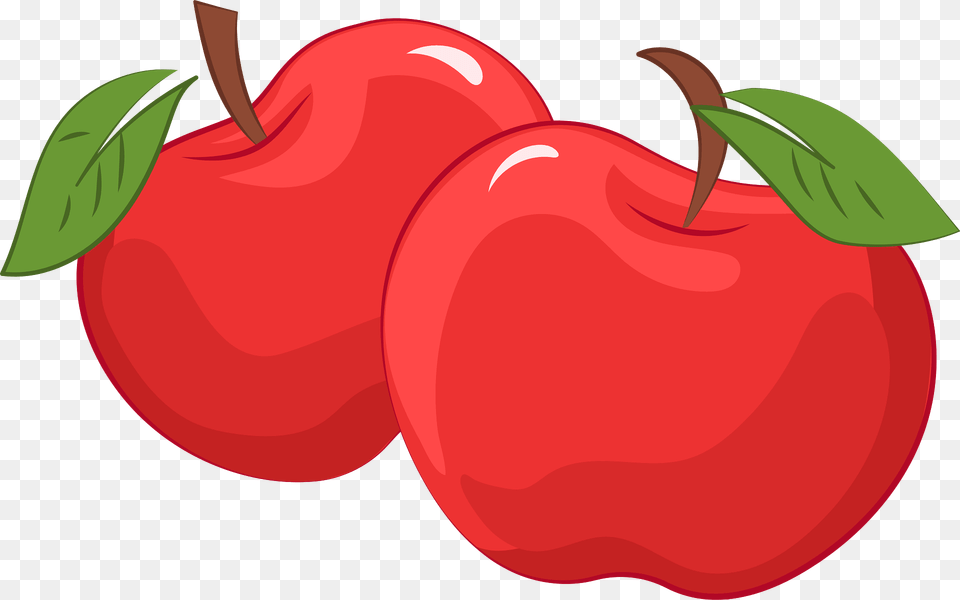 Apples Clipart, Food, Fruit, Plant, Produce Png