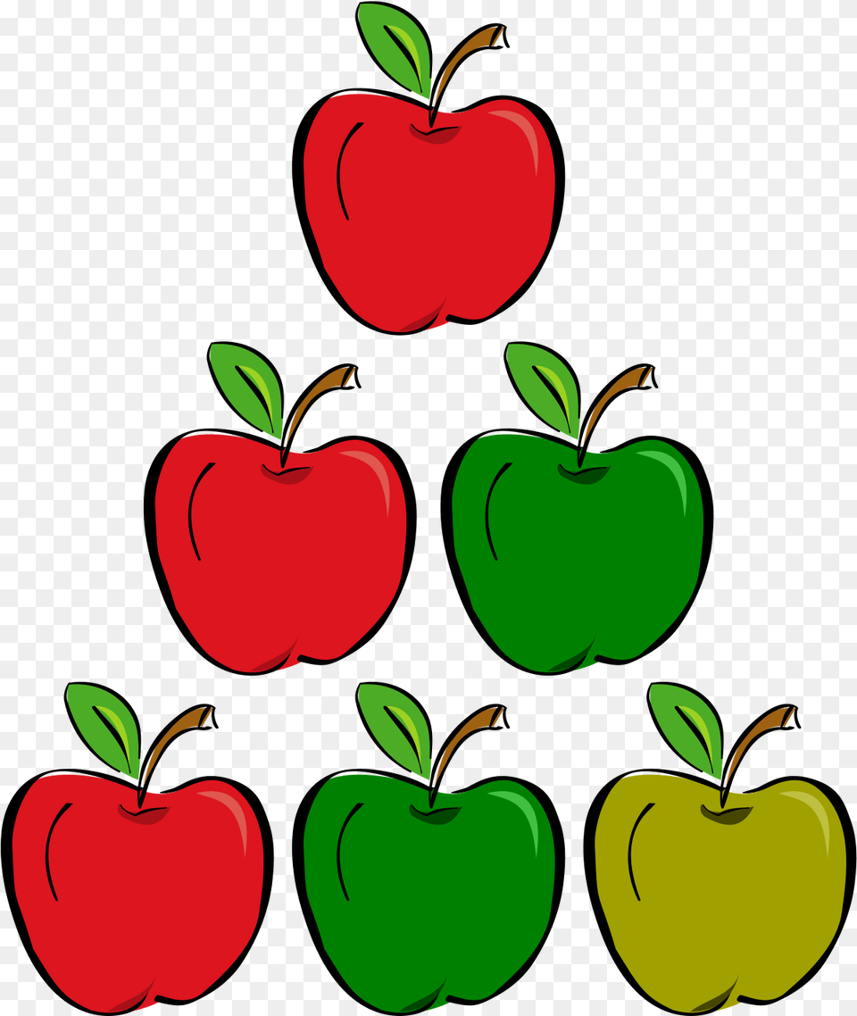 Apples Clipart, Apple, Food, Fruit, Plant Png Image