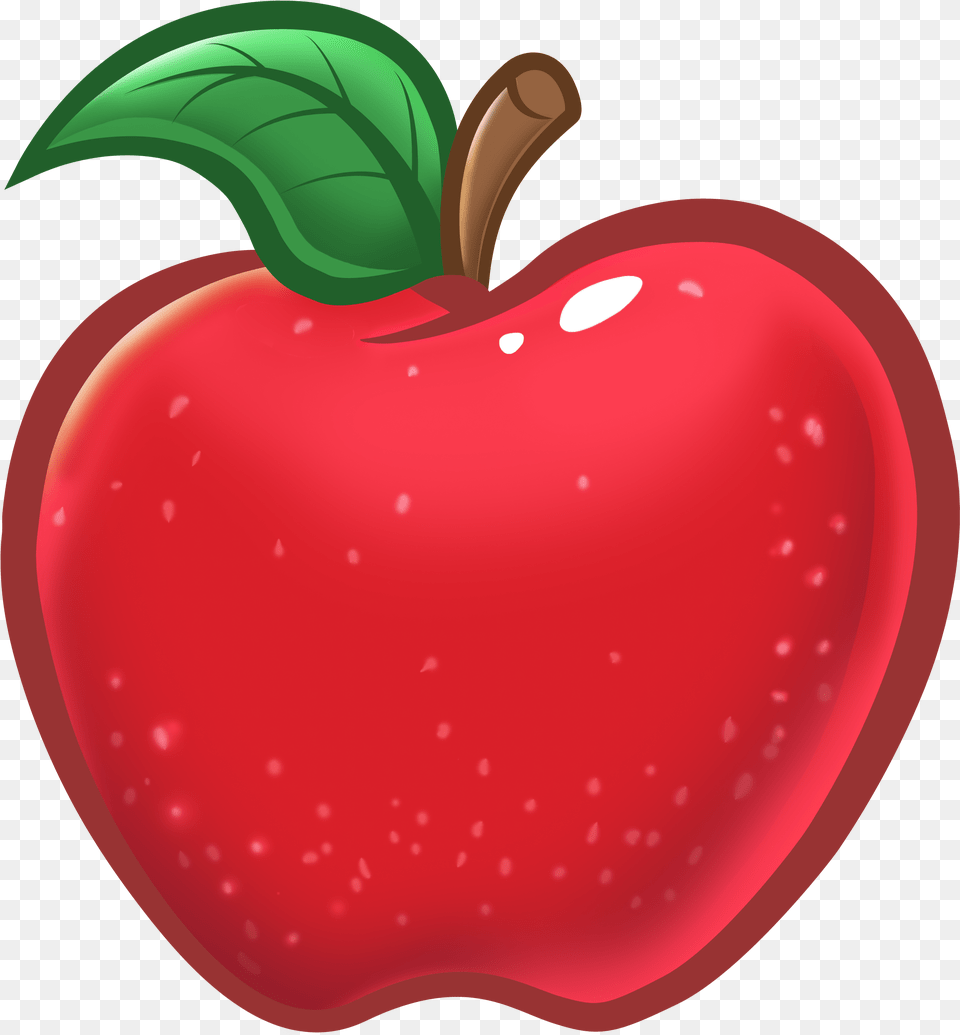 Apples Clipart Cartoon Apple, Food, Fruit, Plant, Produce Free Transparent Png