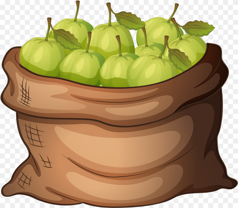Apples Clipart Garden Basket Of Guava Clipart, Food, Birthday Cake, Cake, Cream Free Png