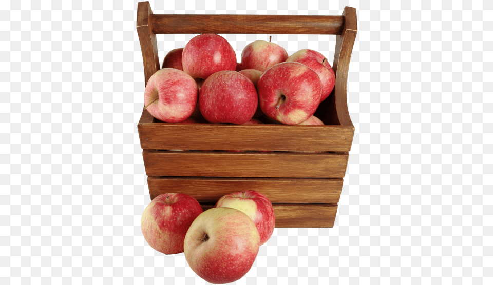 Apples In A Basket Image Basket Of Apples Transparent Background, Apple, Food, Fruit, Plant Free Png Download