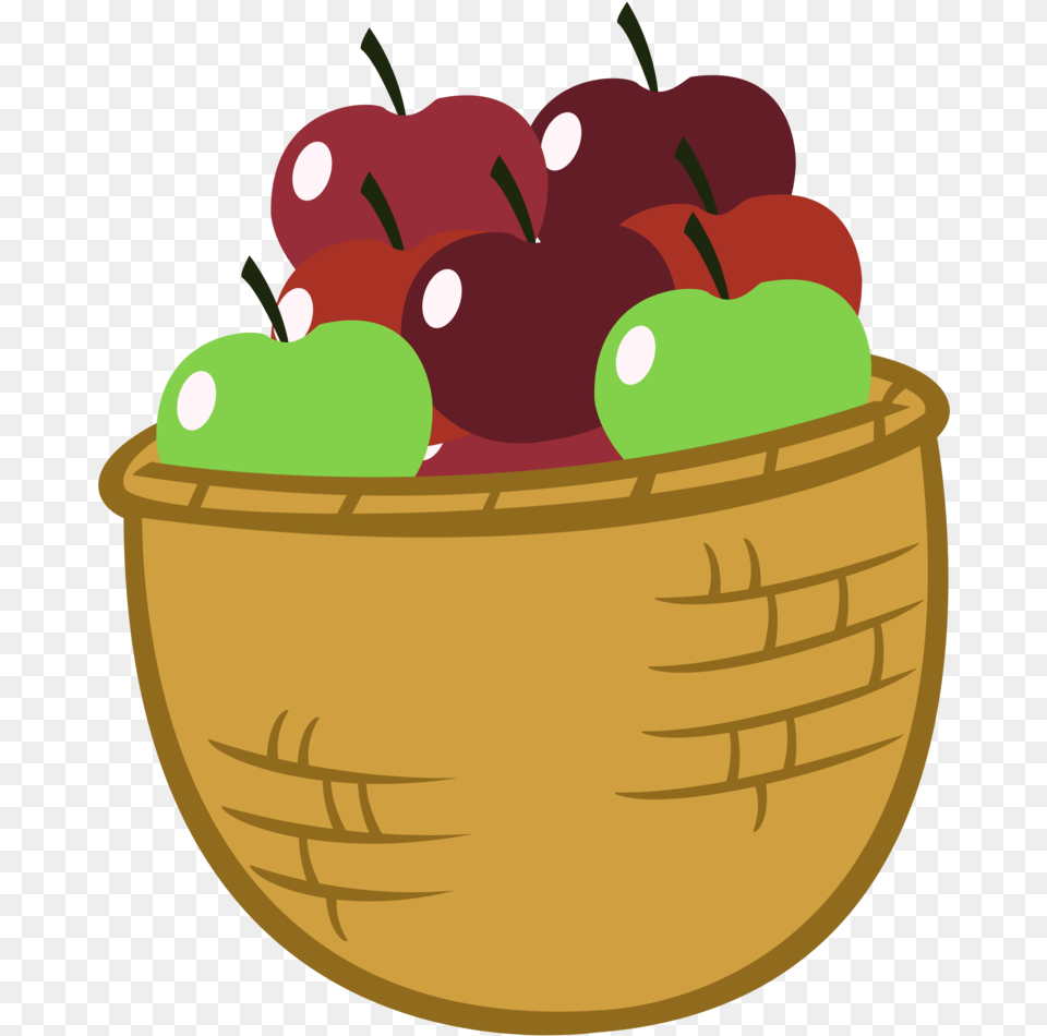 Apples Vector U0026 Clipart Download Ywd Cartoon Bag Of Apples, Basket, Food, Fruit, Plant Free Transparent Png