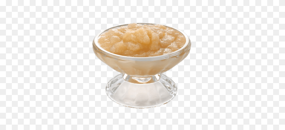 Applesauce In Elevated Cup, Food, Cream, Dessert, Ice Cream Free Png