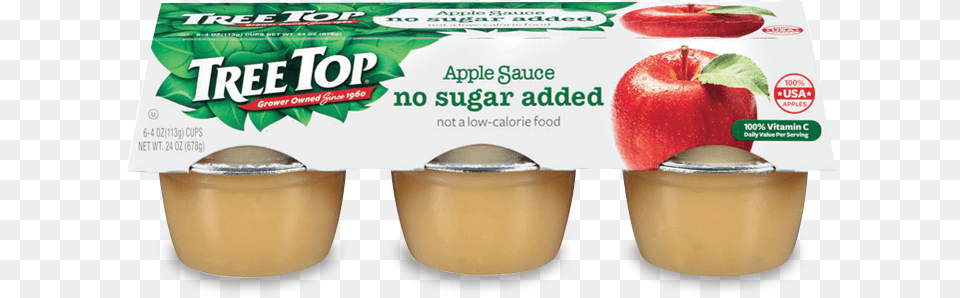 Applesauce Tree Top Apple Sauce No Sugar Added, Food, Fruit, Plant, Produce Free Png Download