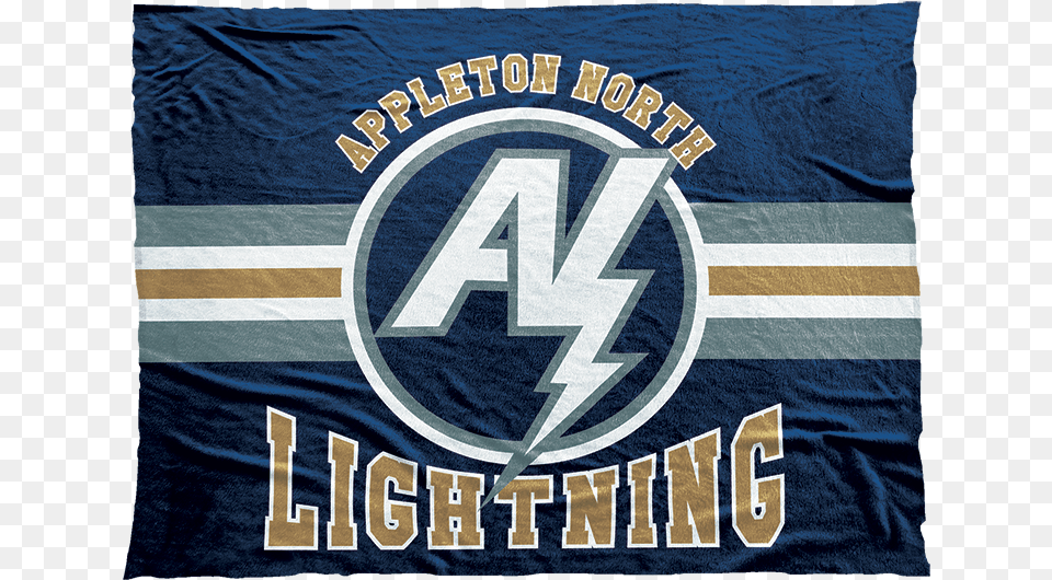 Appleton North Lightning Bolt Beach Towel, Clothing, Shirt, Logo, Emblem Free Png Download