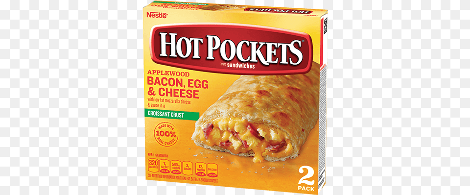 Applewood Bacon Egg Ampamp New Hot Pocket Products, Dessert, Food, Pastry, Sandwich Free Png Download