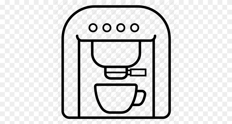 Appliance Coffee Coffeemaker Electric Espresso Machine Maker, Device, Electrical Device Free Png