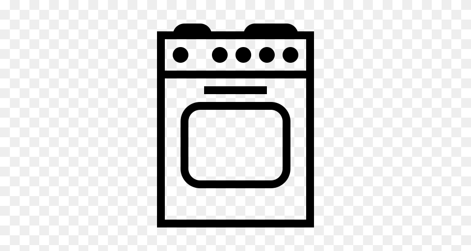 Appliances Cook Cooker Kitchen Oven Stove Icon, Gray Free Transparent Png