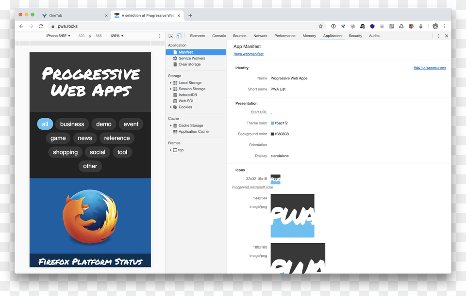 Application Panel In Chrome Firefox, File, Webpage, Page, Text Free Png
