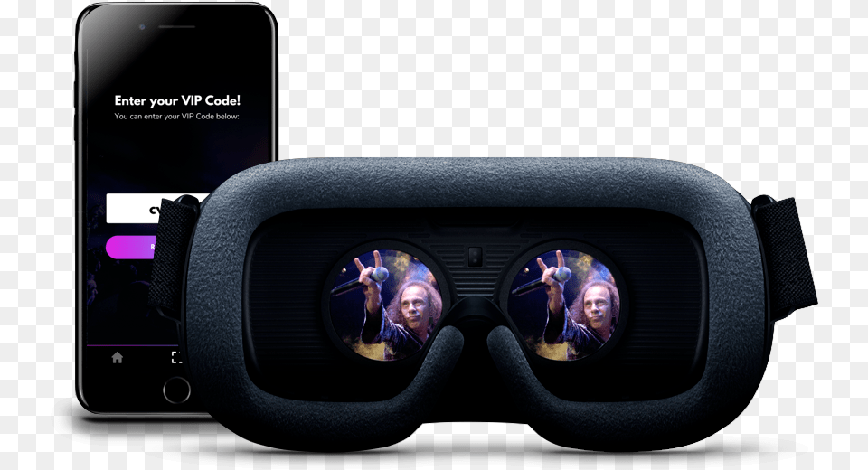 Application Vip Code Concert Vr For Artists Dio The Legend Live, Accessories, Goggles, Person, Woman Png