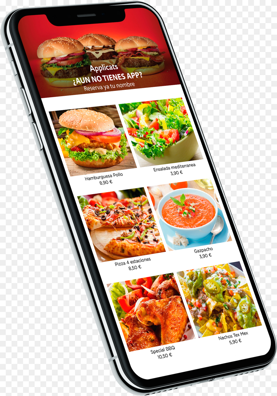 Applicats Fast Food, Burger, Lunch, Meal, Electronics Png Image