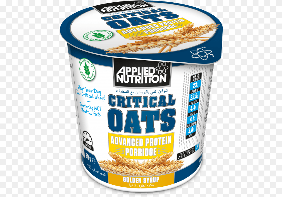 Applied Nutrition Critical Oats, Food, Can, Produce, Tin Free Png Download