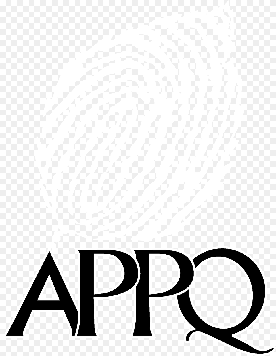 Appq Logo Black And White Appq, Stencil, Text Free Transparent Png
