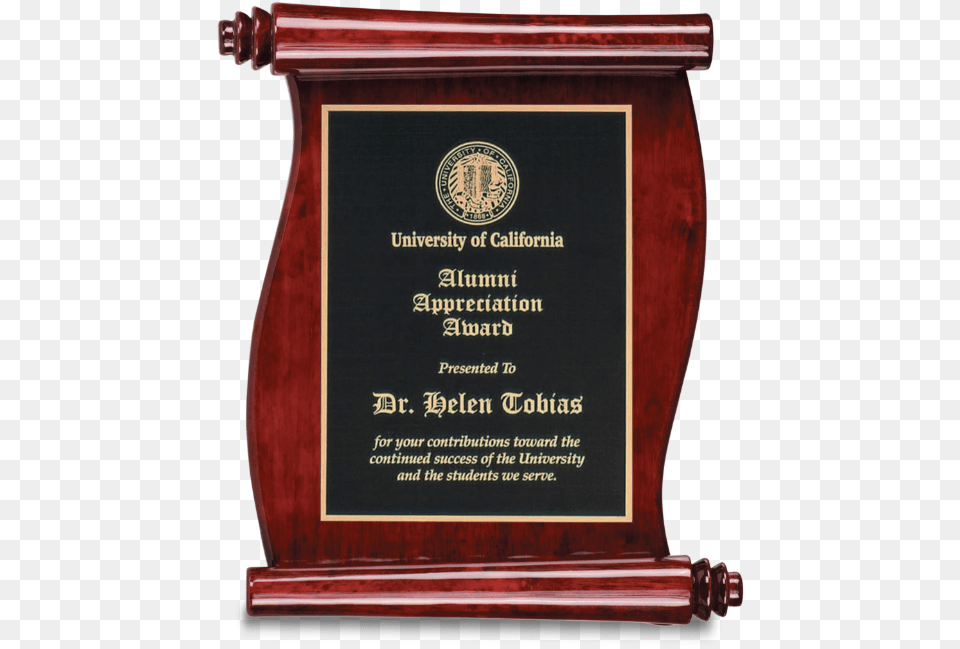 Appreciation Award To Student Trophy Engraved Plaque, Text Free Transparent Png