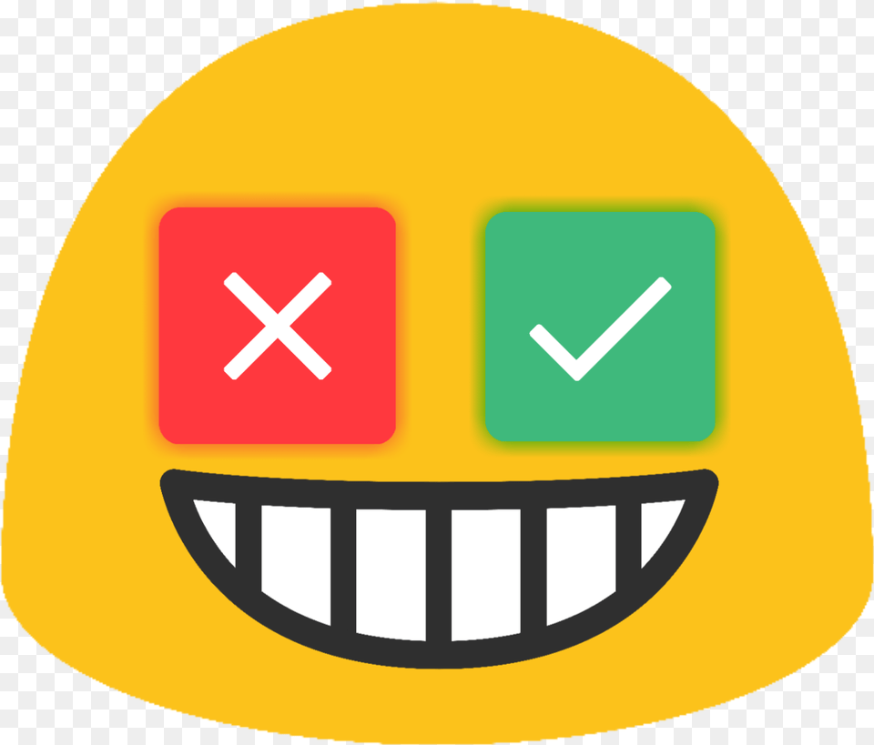 Approval Disapproval Smile Emoji Transparent, Clothing, Hardhat, Helmet, First Aid Free Png